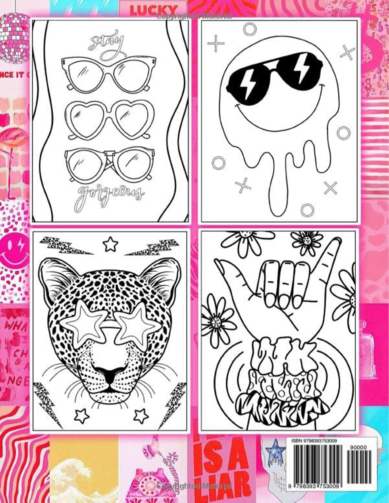 101 Preppy Aesthetic Coloring Book - Your Color Book
