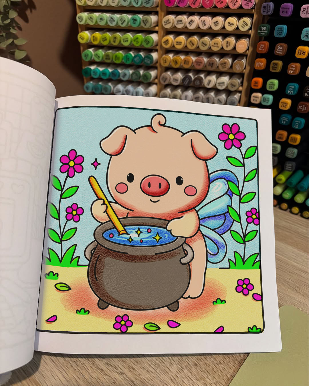 Fairy Critters Coloring Book
