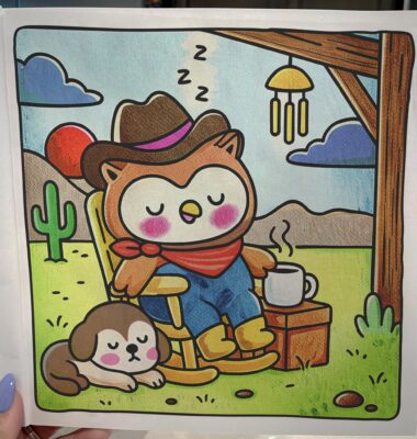 Wild West Cuties Coloring Book