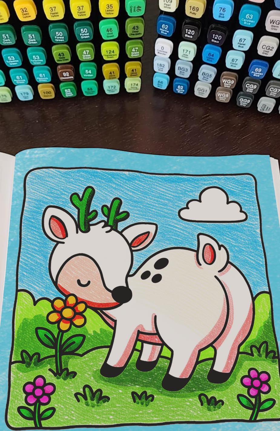Cute Butts Coloring Book - Funny Animals Coloring Page by Pawla Petal