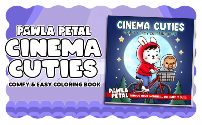 Cinema Cuties Coloring Book By Pawla Petal