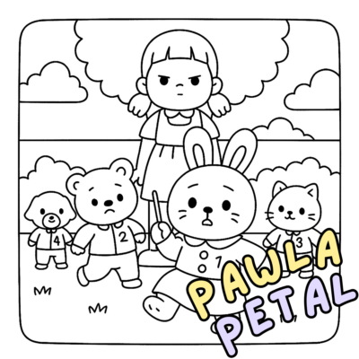 Cinema Cuties Coloring Book by Pawla Petal