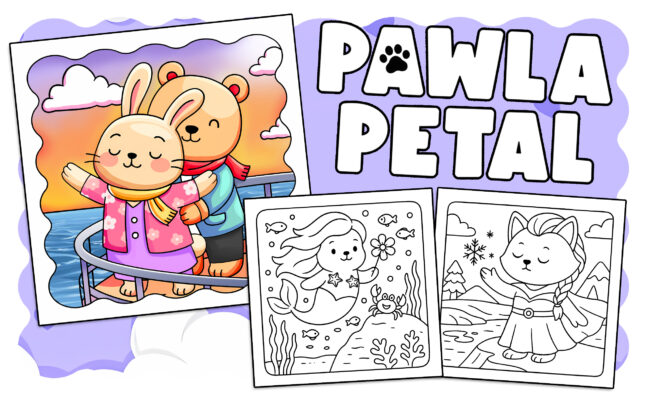 Cinema Cuties Coloring Book By Pawla Petal
