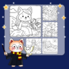 Cinema Cuties Coloring Book by Pawla Petal
