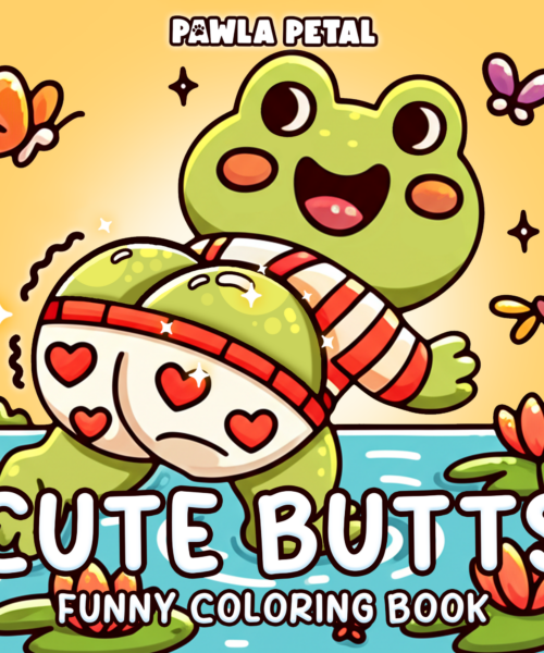 Cute Butts Coloring Book by Pawla Peta - Funny Animals Coloring Pages