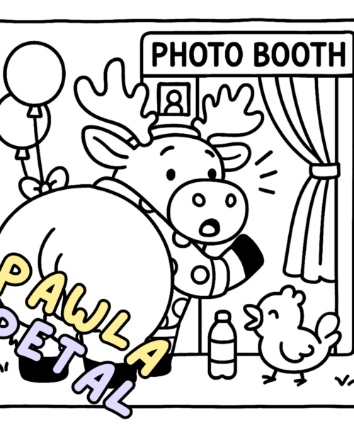 Cute Butts Coloring Book by Pawla Peta - Funny Animals Coloring Pages