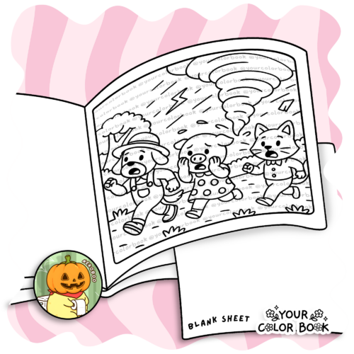 Cozy Disasters Coloring Book - Funny Animals Coloring Pages