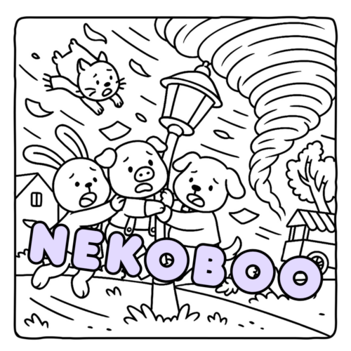 Cozy Disasters Coloring Book - Funny Animals Coloring Pages