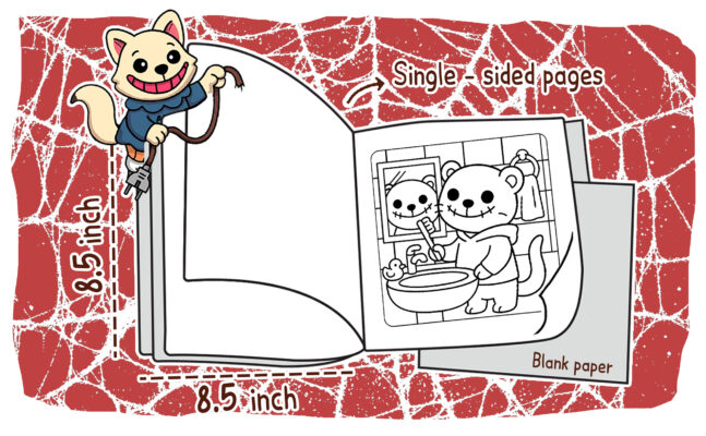 Cutest Creepypasta Characters Coloring Book - Kawaii Animals Coloring Pages