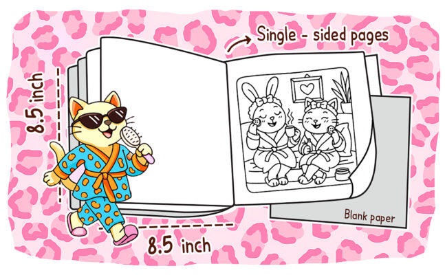 Sassy Cuties Coloring Book - Funny Animals Coloring Pages 