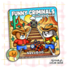 Funny Criminals Coloring Book - Silly Crimes Coloring Pages