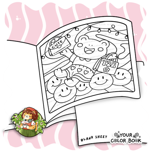 Groovy Friends Coloring Book - Adorable Animal Friends in Funky Outfits Coloring Pages