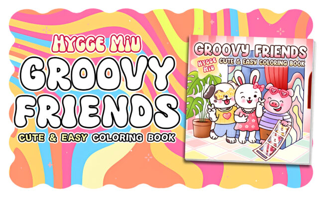 Groovy Friends Coloring Book 