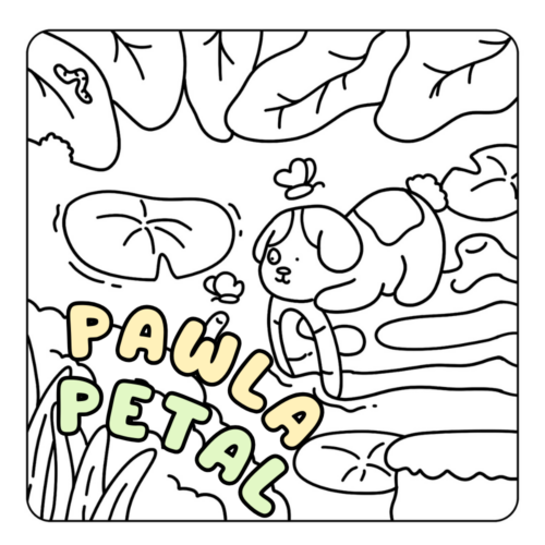 Silly Adventure Coloring Book - Cute Dog Funny Coloring Page