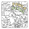 Silly Adventure Coloring Book - Cute Dog Funny Coloring Page