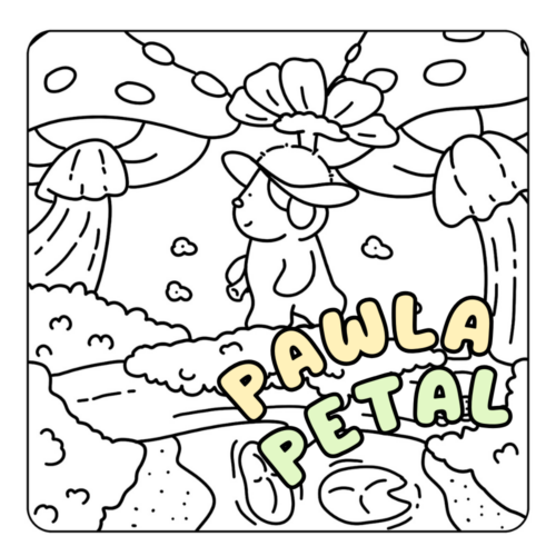 Silly Adventure Coloring Book - Cute Dog Funny Coloring Page