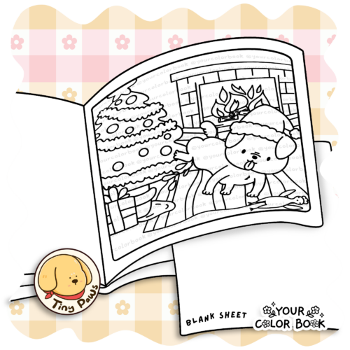 Christmas Chaos Coloring Book - Funny Coloring Pages with Silly Animal Characters