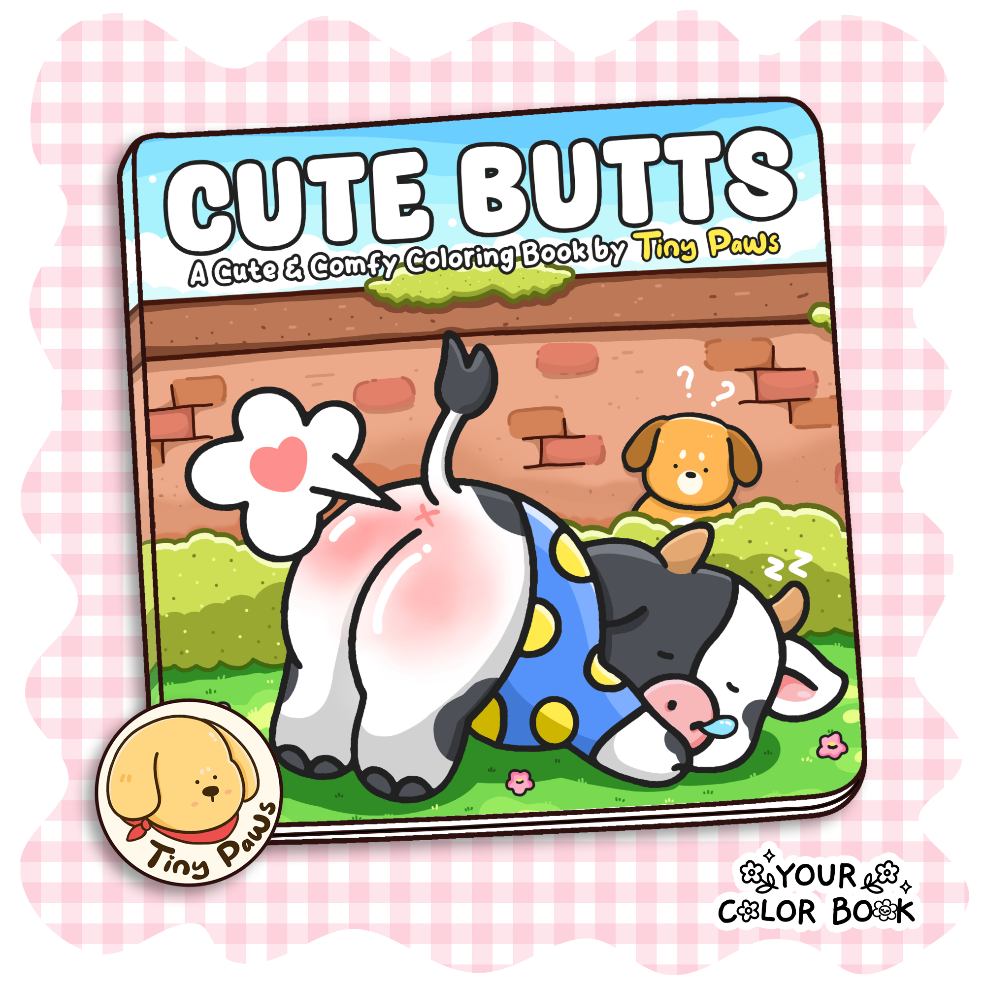 Cute Butts Coloring Book by Pawla Peta - Funny Animals Coloring Pages 1 Cute Butts Coloring Book by Pawla Peta - Funny Animals Coloring Pages