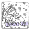 Flower Child Coloring Book - Cute Boho Animals Coloring Pages