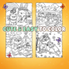 Flower Child Coloring Book - Cute Boho Animals Coloring Pages