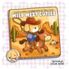 Wild West Cuties Coloring Book - Funny Animals Coloring Pages
