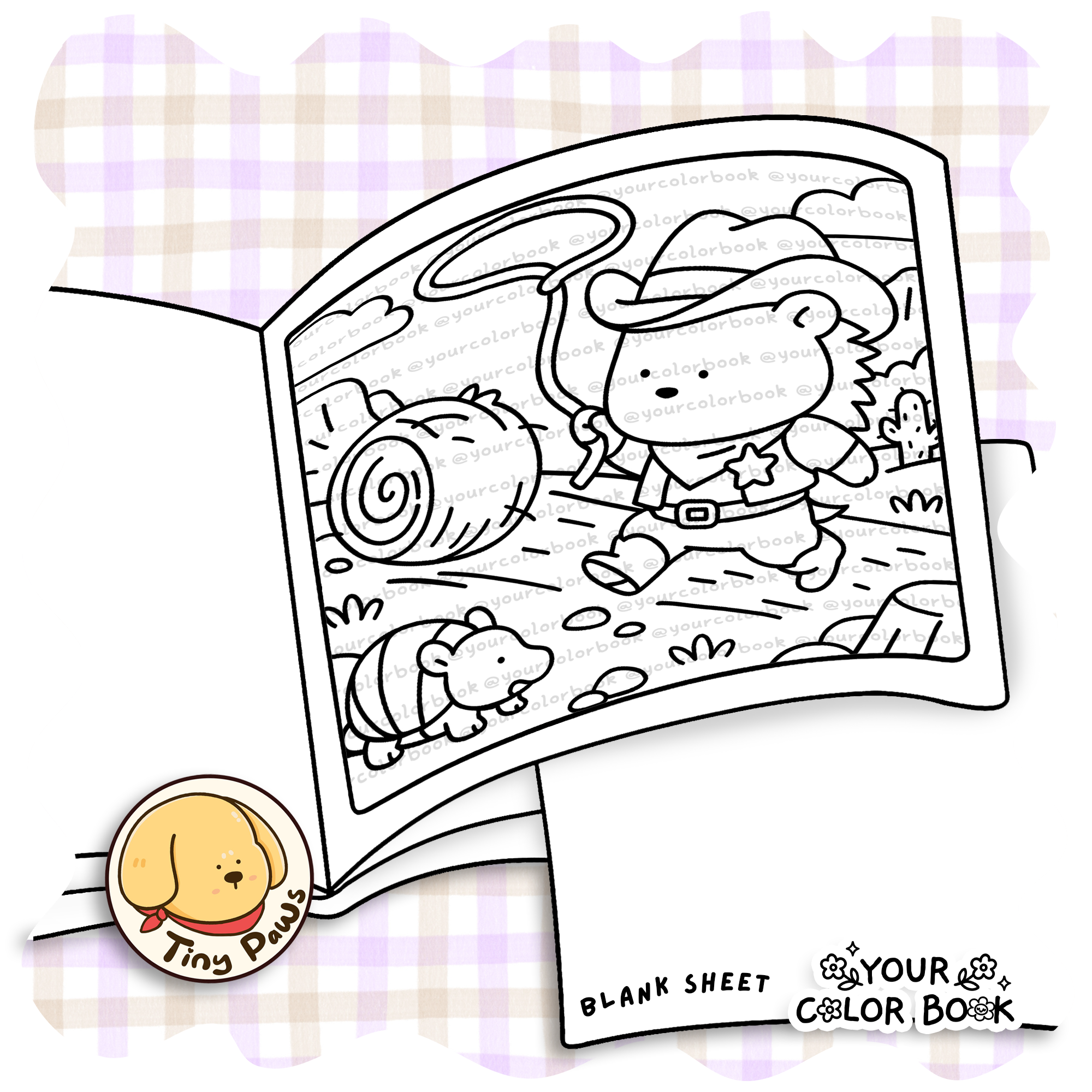 Wild West Cuties Coloring Book - Funny Animals Coloring Pages 3 Wild West Cuties Coloring Book - Funny Animals Coloring Pages