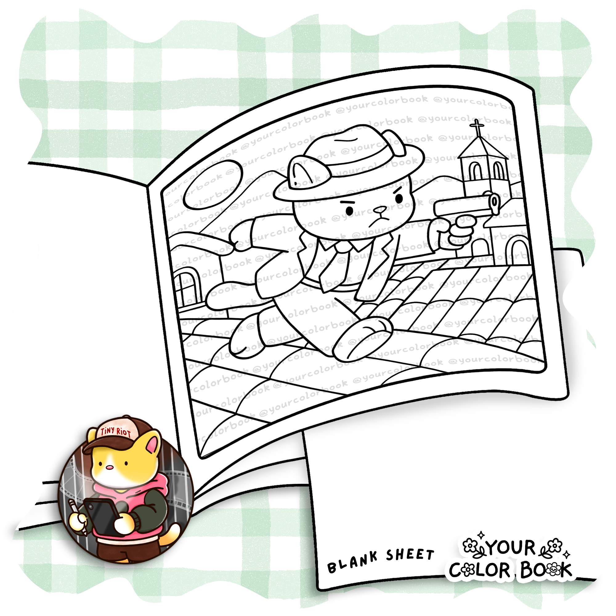 A Secret Agent Cat Coloring Book with Spy Missions 3 Paw Bond: A Secret Agent Cat Coloring Book with Spy Missions, Detective Adventures for Teens, Adults Relaxation & Creativity