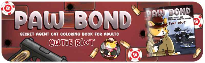 Paw Bond A Secret Agent Cat Coloring Book with Spy Missions, Detective Adventures