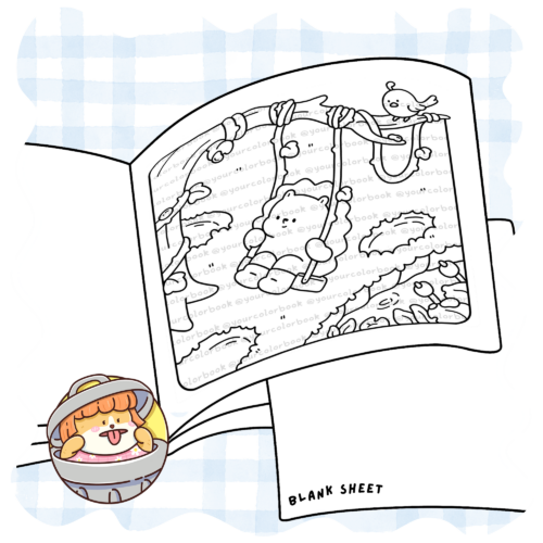 Hedgehog Days Coloring Book