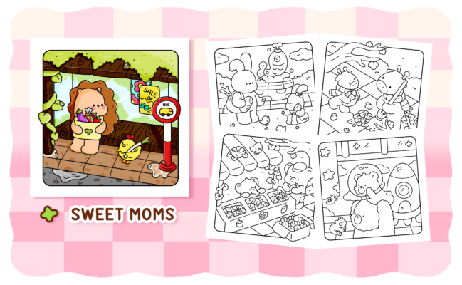 Hedgehog Days Coloring Book Cute & Cozy Coloring Pages featuring Adorable Hedgehog in Daily Life