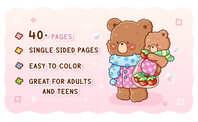 Sweet Moms Coloring Book Cute Coloring Pages for Adults & Teens with Heartwarming and Cute Mother-Child Moments for Relaxation and Mindfulness 