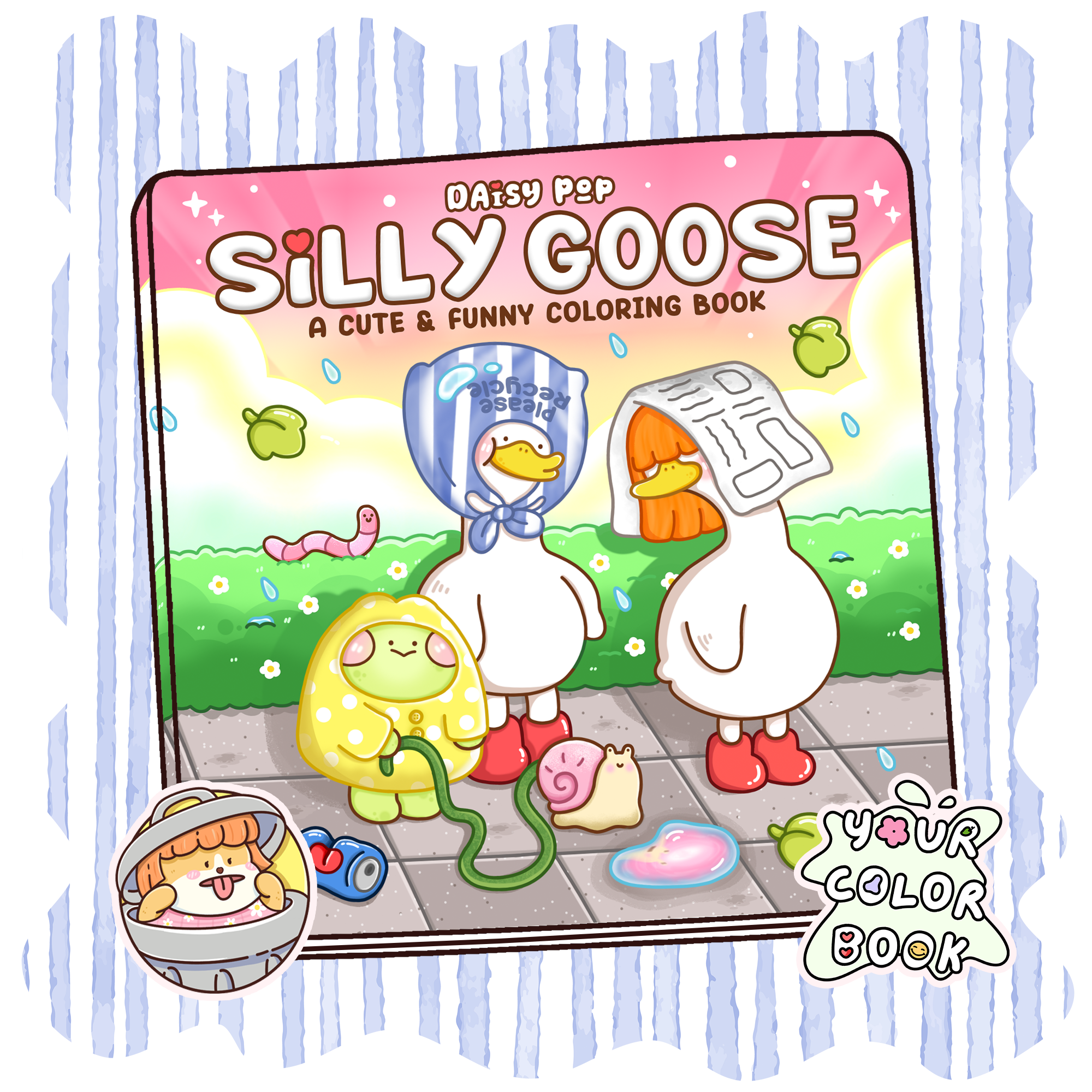 Silly Goose Coloring Book A Cute and Funny Coloring Adventure Filled with Cozy Chaos and Adorable Goose Friends 1 Silly Goose Coloring Book A Cute and Funny Coloring Adventure Filled with Cozy Chaos and Adorable Goose Friends