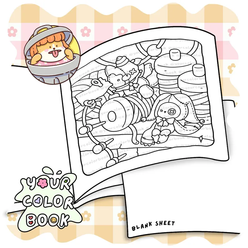 Patchwork Magic Coloring Book 3