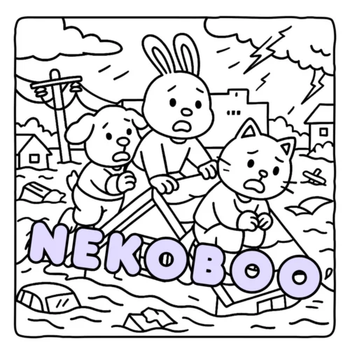 Cozy Disasters Coloring Book - Funny Animals Coloring Pages