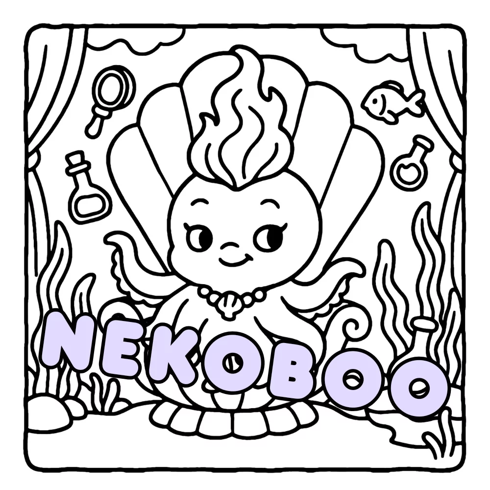 Cute Villains Coloring Book - Cute Animals Coloring Pages