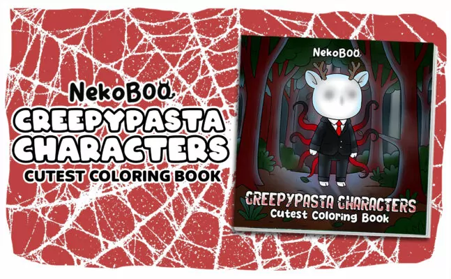 Cutest Creepypasta Characters Coloring Book - Kawaii Animals Coloring Pages