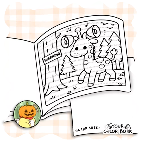 Cutest Creepypasta Characters Coloring Book - Kawaii Animals Coloring Pages