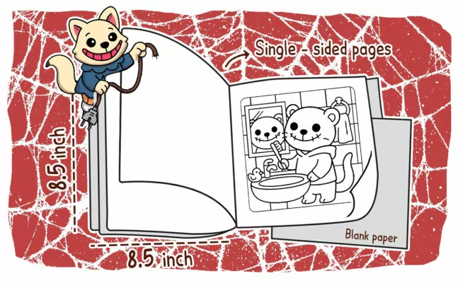 Cutest Creepypasta Characters Coloring Book - Kawaii Animals Coloring Pages