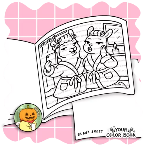 Sassy Cuties Coloring Book - Funny Animals Coloring Pages