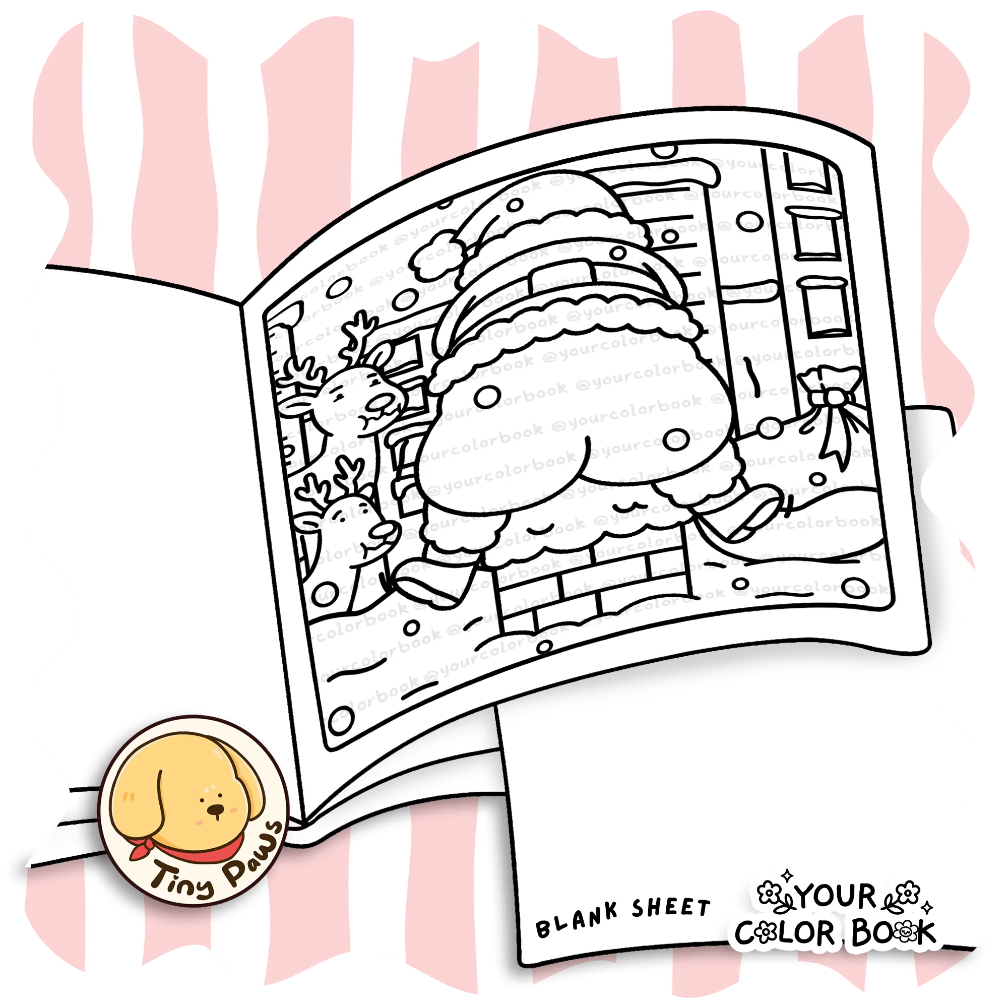 Christmas Butts Coloring Book - Adorable Animal Characters in Hilarious Poses Coloring Pages 2 Christmas Butts Coloring Book - Adorable Animal Characters in Hilarious Poses Coloring Pages