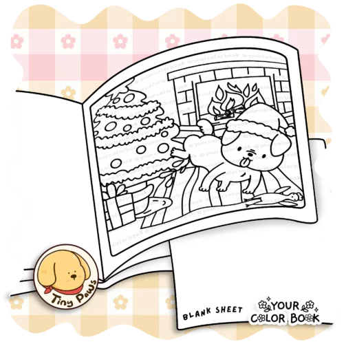 Christmas Chaos Coloring Book - Funny Coloring Pages with Silly Animal Characters