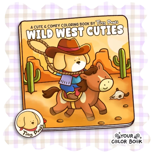 Wild West Cuties Coloring Book - Funny Animals Coloring Pages